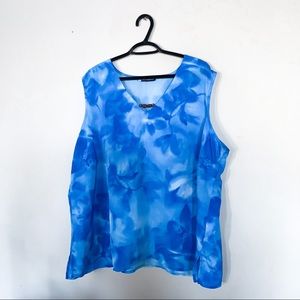 Pennington’s • Floral, Sleeveless Blouse